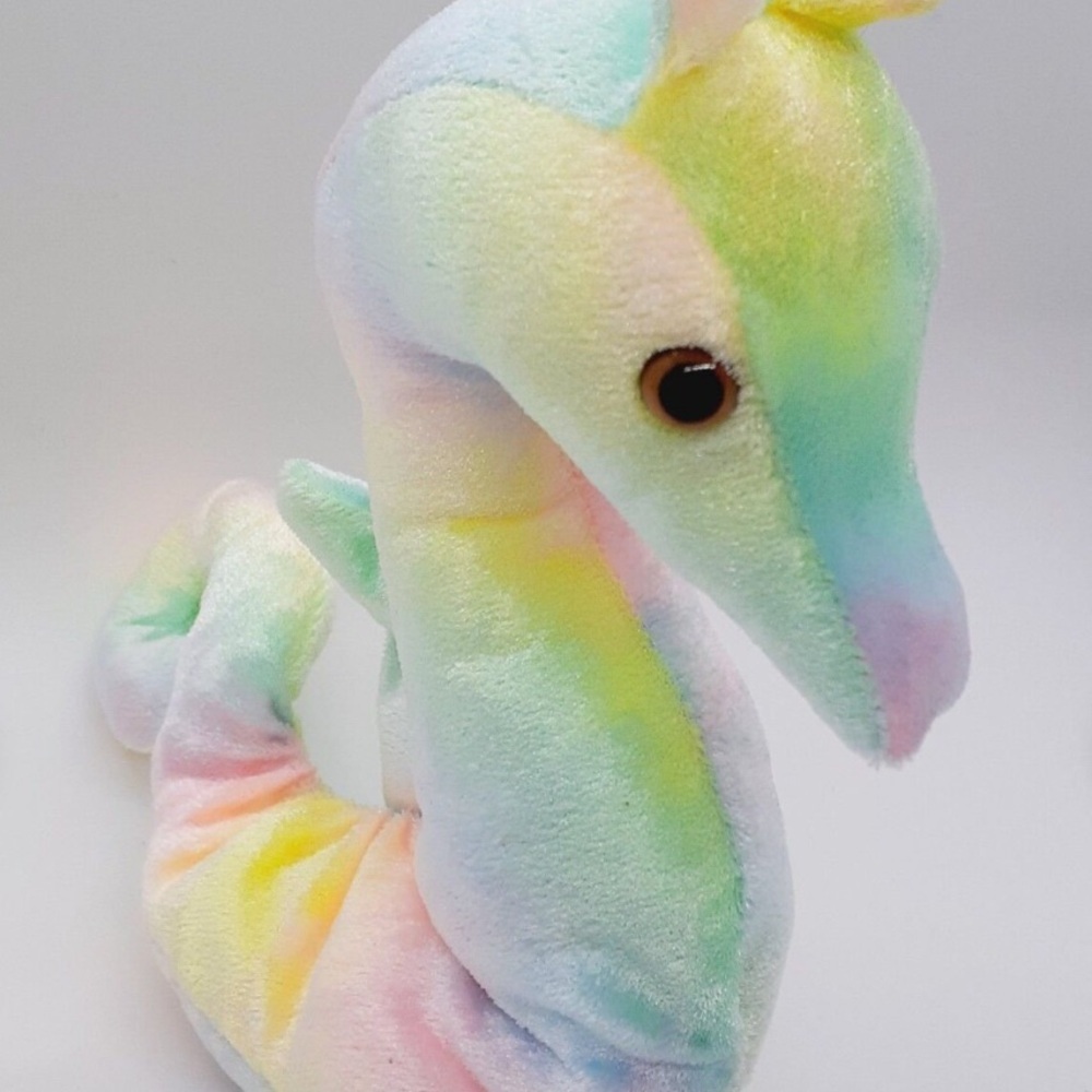 RARE TY Neon the Seahorse Beanie Baby - NWT - Retired 12/23/99. - Picture 8 of 9